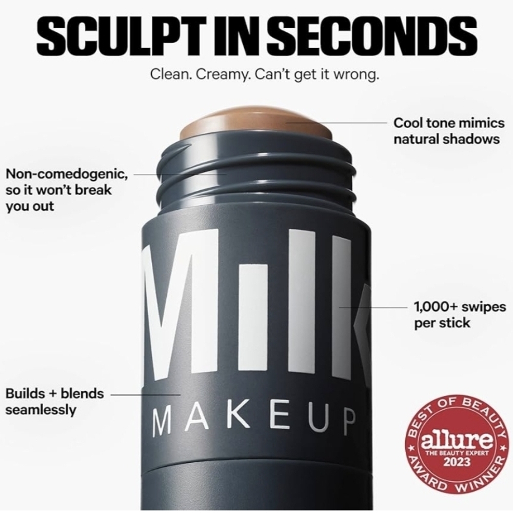 Milk Makeup Bronzer Contour Sculpt Stick - Stoked Medium Tan - Picture 2 of 12